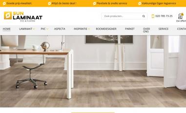 Schermafbeelding van sunlaminaat.nl