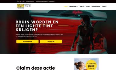 Schermafbeelding van sunsen.nl