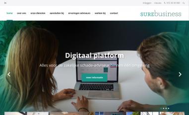 Schermafbeelding van surebusiness.nl