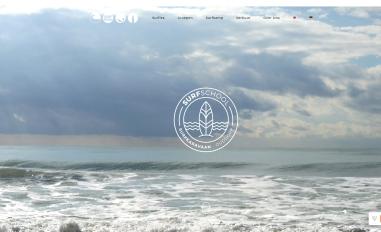 Schermafbeelding van surfschoolouddorp.nl