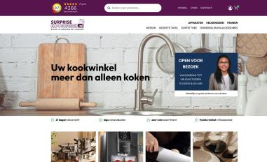 Schermafbeelding van surprisekookgerei.nl