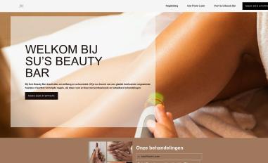 Schermafbeelding van susbeautybar.nl