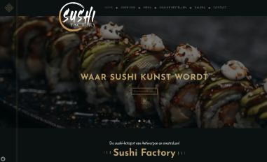 Schermafbeelding van sushi-factory.be