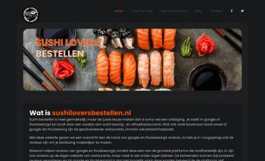 Schermafbeelding van sushiloverbestellen.nl
