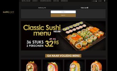 Schermafbeelding van sushipoint.nl