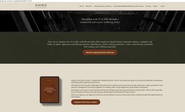 Schermafbeelding van sustainablewellbeingsolutions.com
