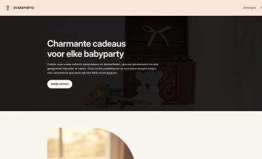 Schermafbeelding van svbabygifts.nl