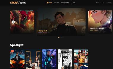 Schermafbeelding van swagtoons.com