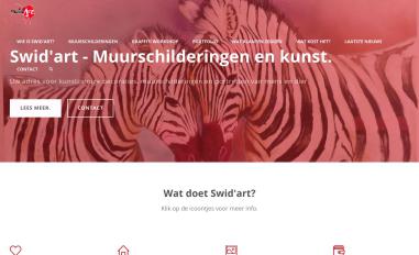 Schermafbeelding van swidart.nl