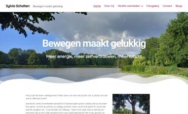 Schermafbeelding van sylviascholten.nl