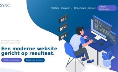 Schermafbeelding van sync-development.nl