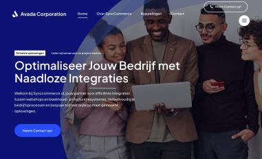 Schermafbeelding van synccommerce.nl