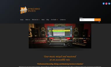Schermafbeelding van synchromusic.nl