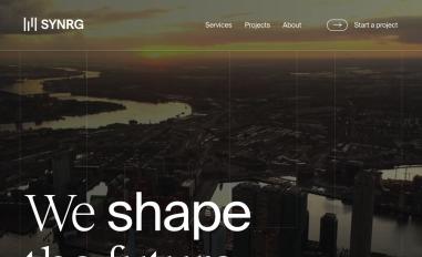 Schermafbeelding van synrg.nl