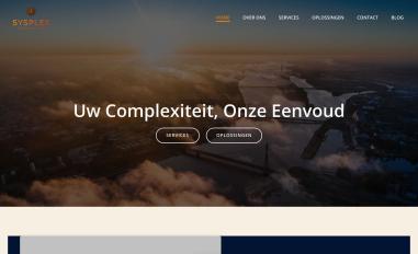 Schermafbeelding van sysplex.nl