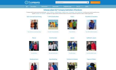 Schermafbeelding van t-company.nl