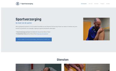 Schermafbeelding van t-sportverzorging.be