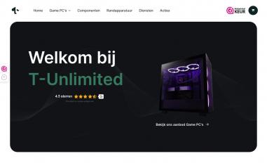 Schermafbeelding van t-unlimited.nl