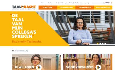 Schermafbeelding van taalkracht.nl