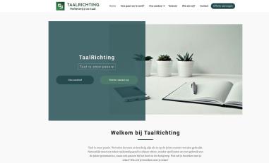 Schermafbeelding van taalrichting.nl