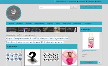 Schermafbeelding van taartprintje.com