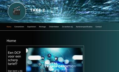 Schermafbeelding van take2digital.nl