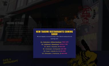 Schermafbeelding van takumiramennoodles.com