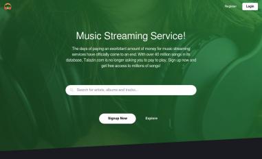 Schermafbeelding van talazin.com