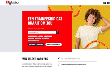 Schermafbeelding van talent-pro.com