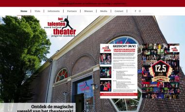 Schermafbeelding van talententheater.nl