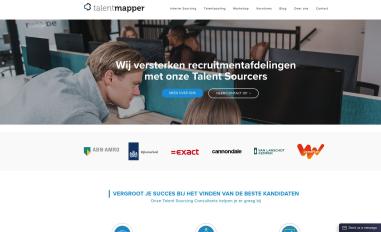 Schermafbeelding van talentmapper.nl
