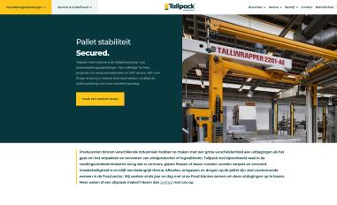 Schermafbeelding van tallpack.com