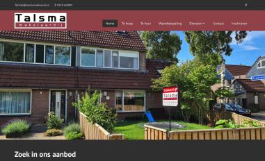 Schermafbeelding van talsmamakelaardij.nl