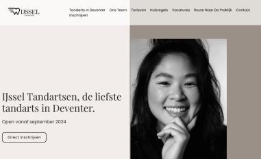 Schermafbeelding van tandartsdeventer.ucraft.site