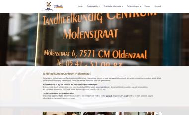 Schermafbeelding van tandartsenmolenstraat.nl
