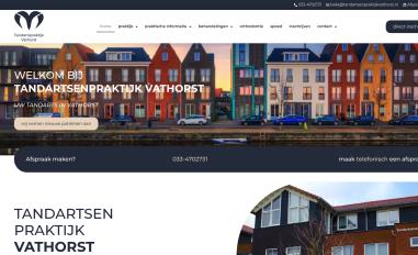 Schermafbeelding van tandartsenpraktijkvathorst.nl