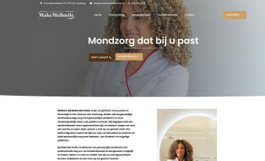 Schermafbeelding van tandartspraktijkmms.nl