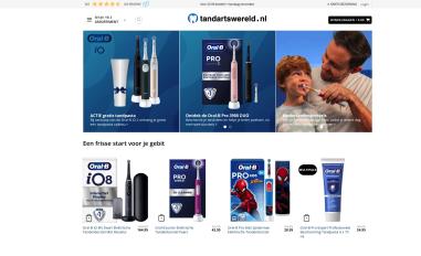 Schermafbeelding van tandartswereld.nl