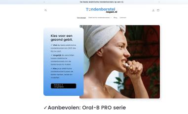 Schermafbeelding van tandenborstel-kopen.nl