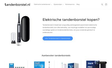 Schermafbeelding van tandenborstel.nl