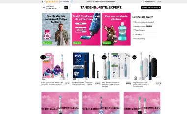 Schermafbeelding van tandenborstelexpert.nl