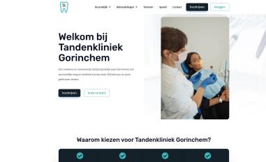 Schermafbeelding van tandenkliniek.nl