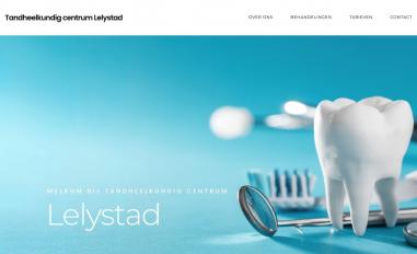 Schermafbeelding van tandheelkundigcentrumlelystad.nl