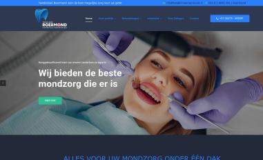 Schermafbeelding van tandkliniekroermond.nl