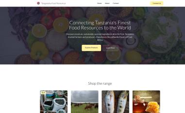 Schermafbeelding van tanganyikafoodresources.com