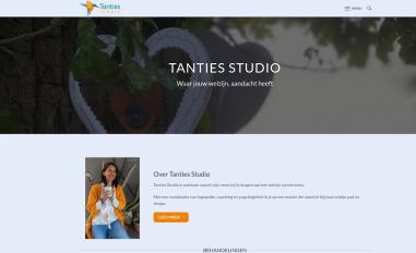 Schermafbeelding van tantiesstudio.nl