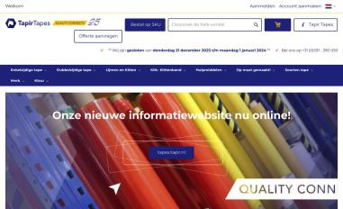 Schermafbeelding van tapir.nl