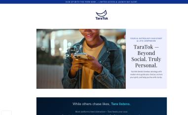 Schermafbeelding van taratok.ai