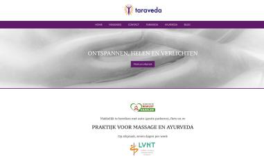 Schermafbeelding van taraveda.nl