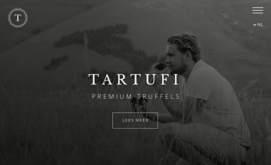 Schermafbeelding van tartufi.nl